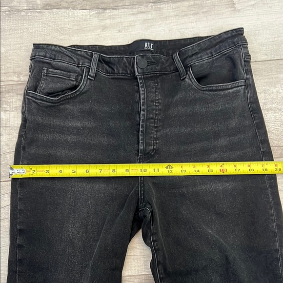 Kut from the Kloth Rosa High-Rise Vintage Crop Straight Leg Jean Size 14 - Picture 5 of 15